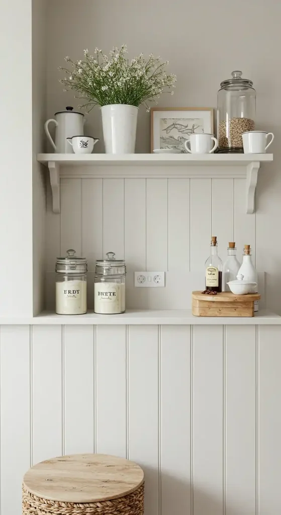 9 Trendy Kitchen Wall Paneling Ideas for a Stylish Update 5 2) Beadboard for a Cozy Cottage Vibe