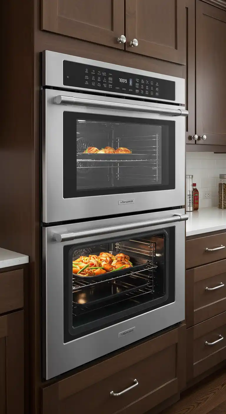 2) Double Wall Oven for Multitasking Efficiency