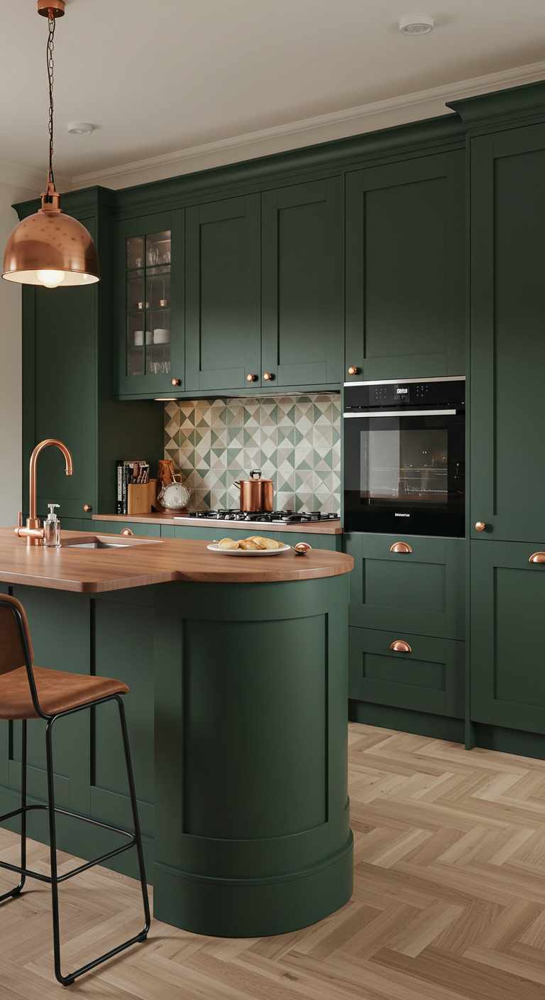 13 Compact One Wall Kitchen With Island Ideas 4 3. Unique Island Placement