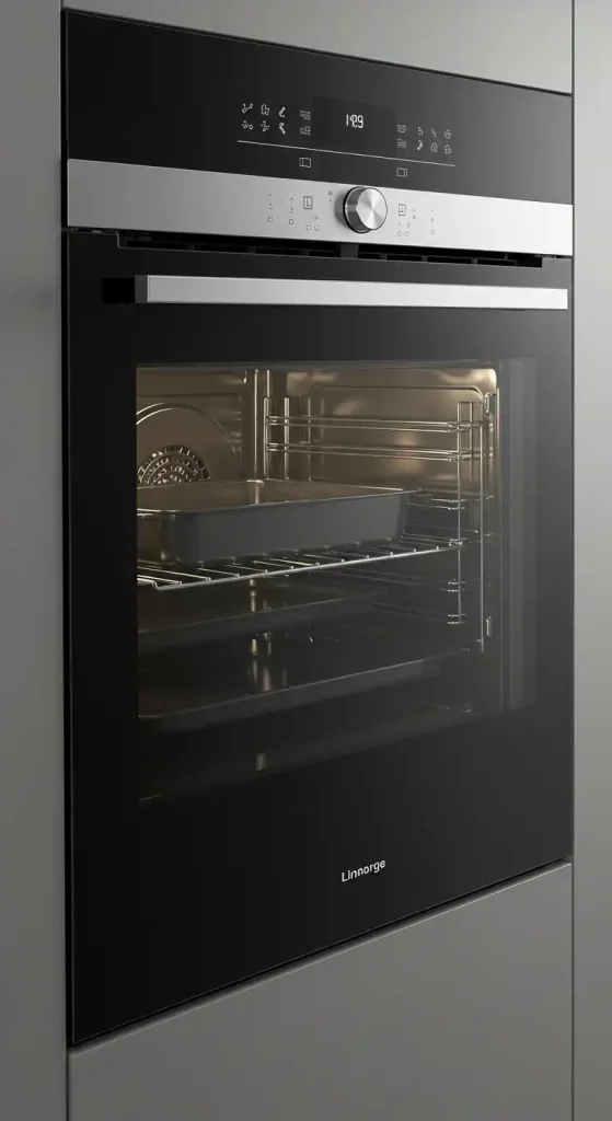 7 Modern Kitchen Wall Oven Ideas for a Sleek Setup 13 6) Glass-Fronted Wall Oven for Visual Appeal