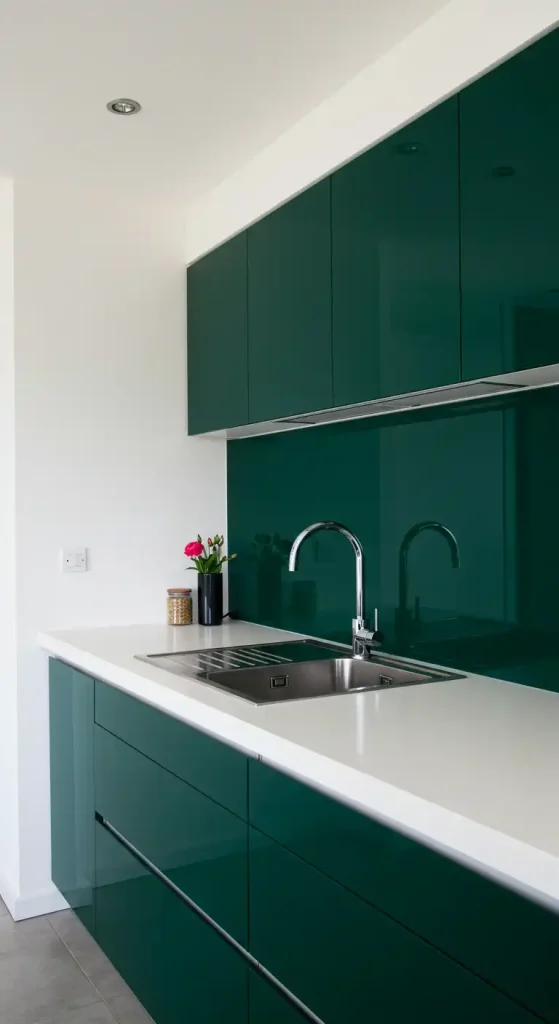 9 Trendy Kitchen Wall Paneling Ideas for a Stylish Update 15 7) Glass Panels for Sleek Sophistication