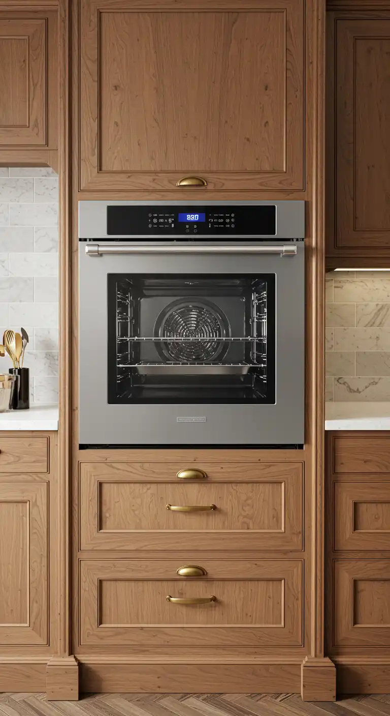 7) Oven with Custom Paneling for Seamless Integration