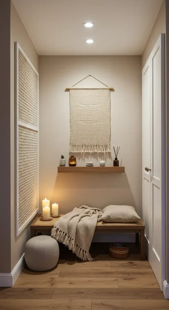 9 Cozy Kitchen Wall Nook Ideas for Extra Comfort 16 8) Meditation Nook