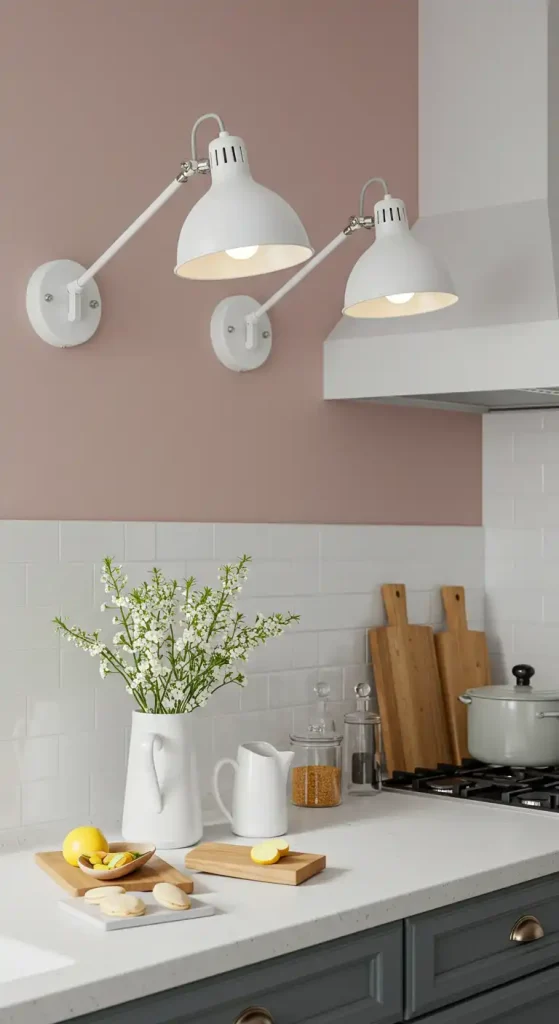 9 Bright Kitchen Wall Lights Ideas to Enhance Your Space 14 Adjustable Swing-Arm Lights