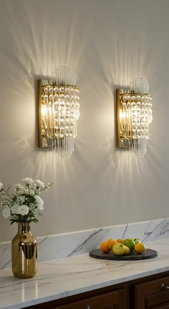 9 Bright Kitchen Wall Lights Ideas to Enhance Your Space 12 Art Deco Glam Wall Lights