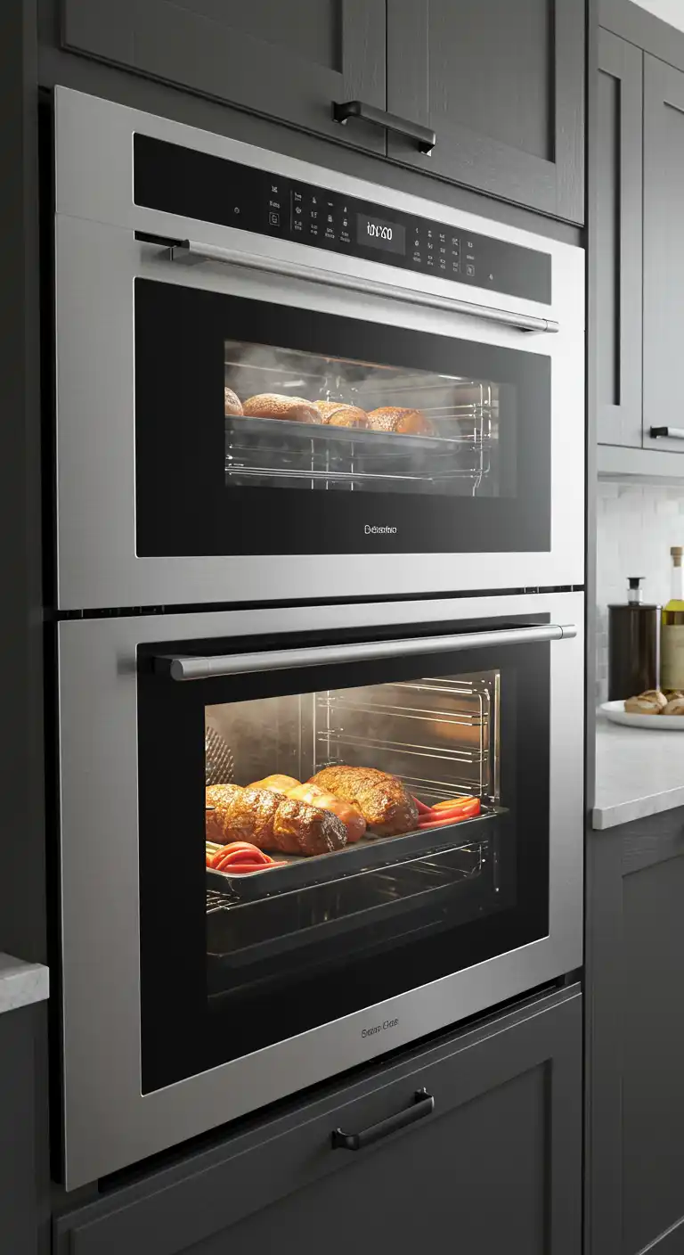 Built-In Oven with Steam Cooking Features