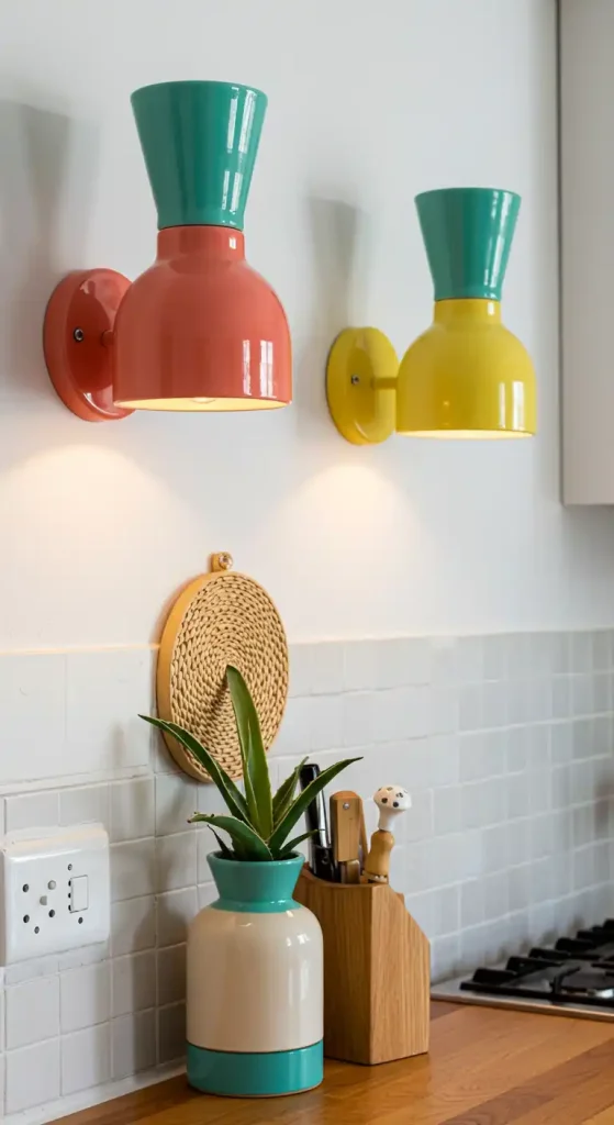 9 Bright Kitchen Wall Lights Ideas to Enhance Your Space 18 Colorful Ceramic Wall Lights