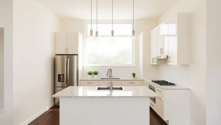 Compact One Wall Kitchen With Island Ideas