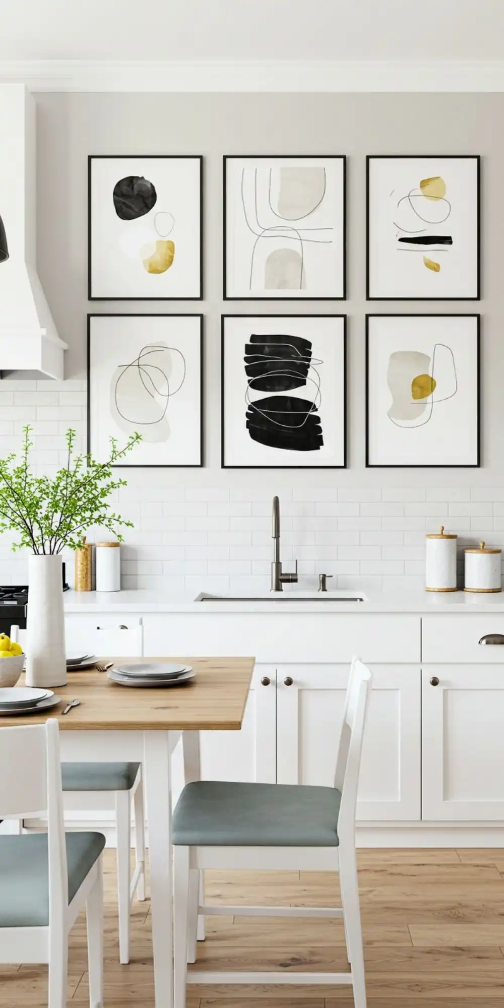 Framed Modern Kitchen Art pin
