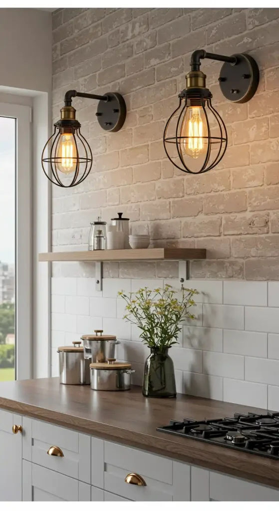 9 Bright Kitchen Wall Lights Ideas to Enhance Your Space 10 Industrial Cage Wall Lights