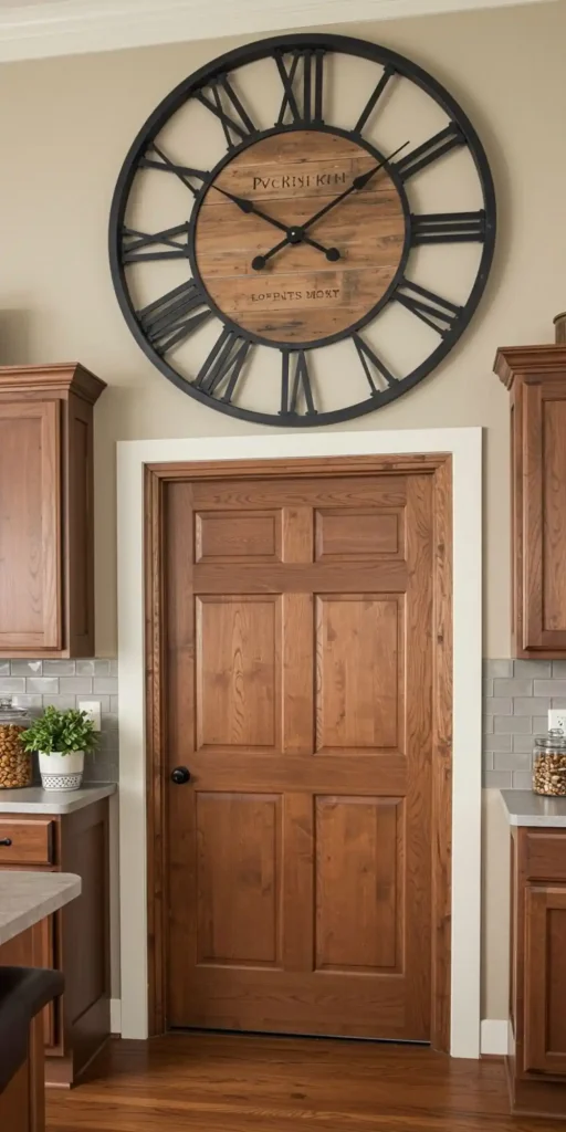 10 Eye-Catching Kitchen Wall Hanging Ideas to Try 4 Oversized Kitchen Wall Clocks 1