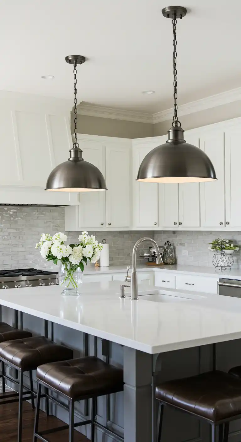 10 Brilliant Kitchen Lighting Ideas Over Island for a Stylish Glow 2 Oversized Pendant Lights