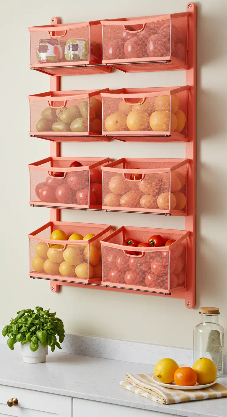 Vertical Produce Baskets with Breathable Mesh (10)