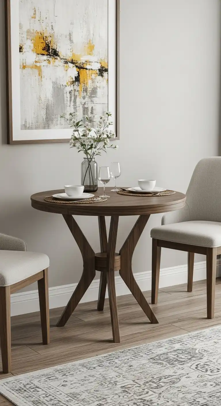 19 Trendy Modern Round Dining Table Ideas to Inspire Your Next Makeover 2 1 A Table For Two