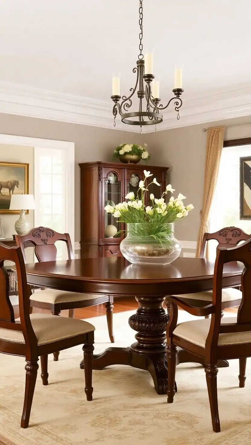 23 Timeless Formal Dining Room Ideas for a Sophisticated Setting 2 1 Classic Wooden Dining Table
