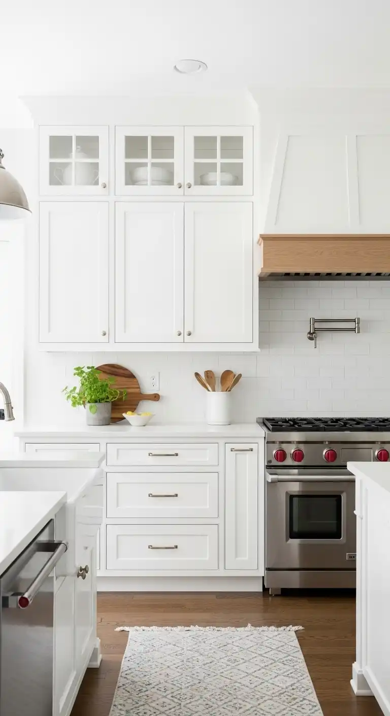 17 Feng Shui Kitchen Color Ideas for Positive Energy 2 1 Soft White for Purity and Clarity