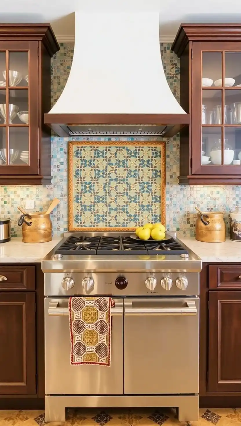 20 Elegant Spanish Villa Kitchen Ideas Full of Warmth and Style 11 10 Incorporate Mosaic Backsplashes