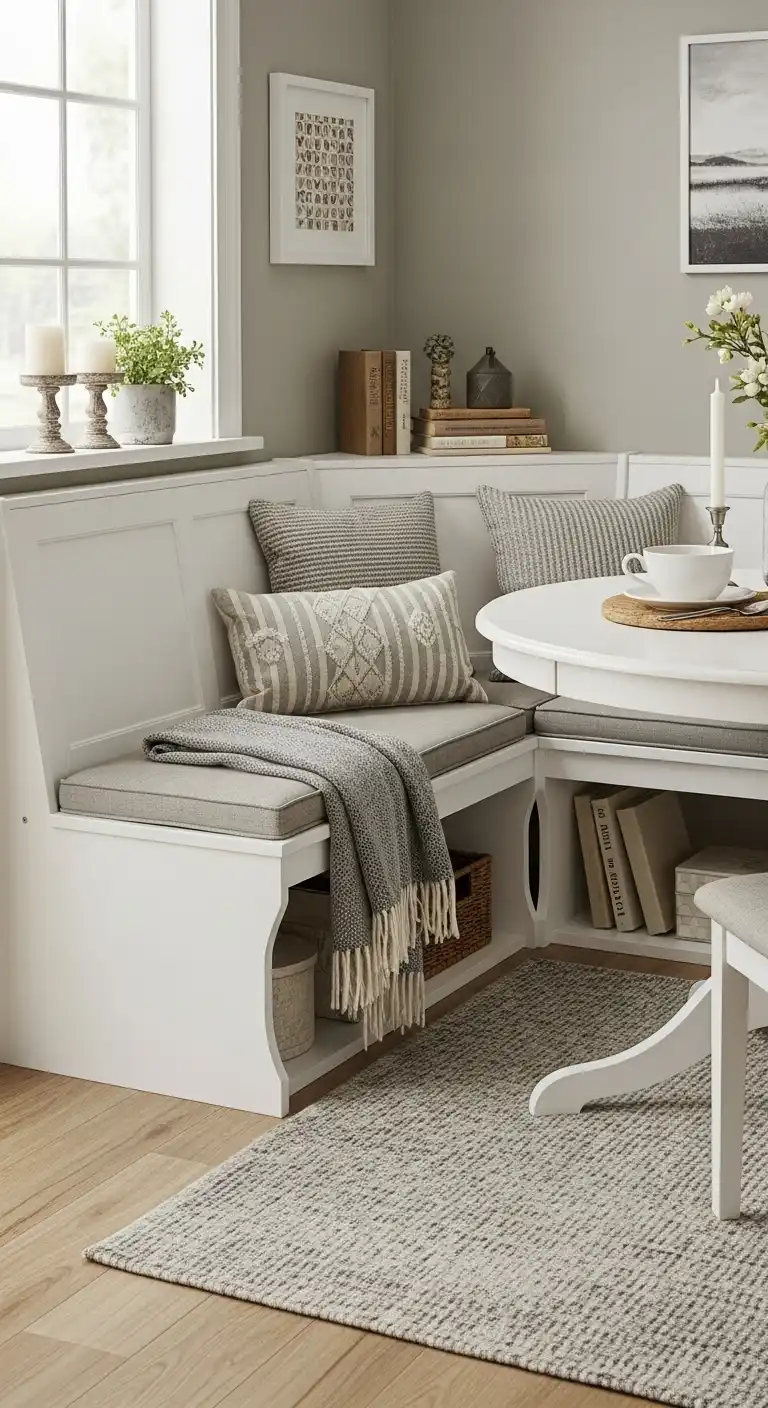 10 Install a Corner Bench with Storage