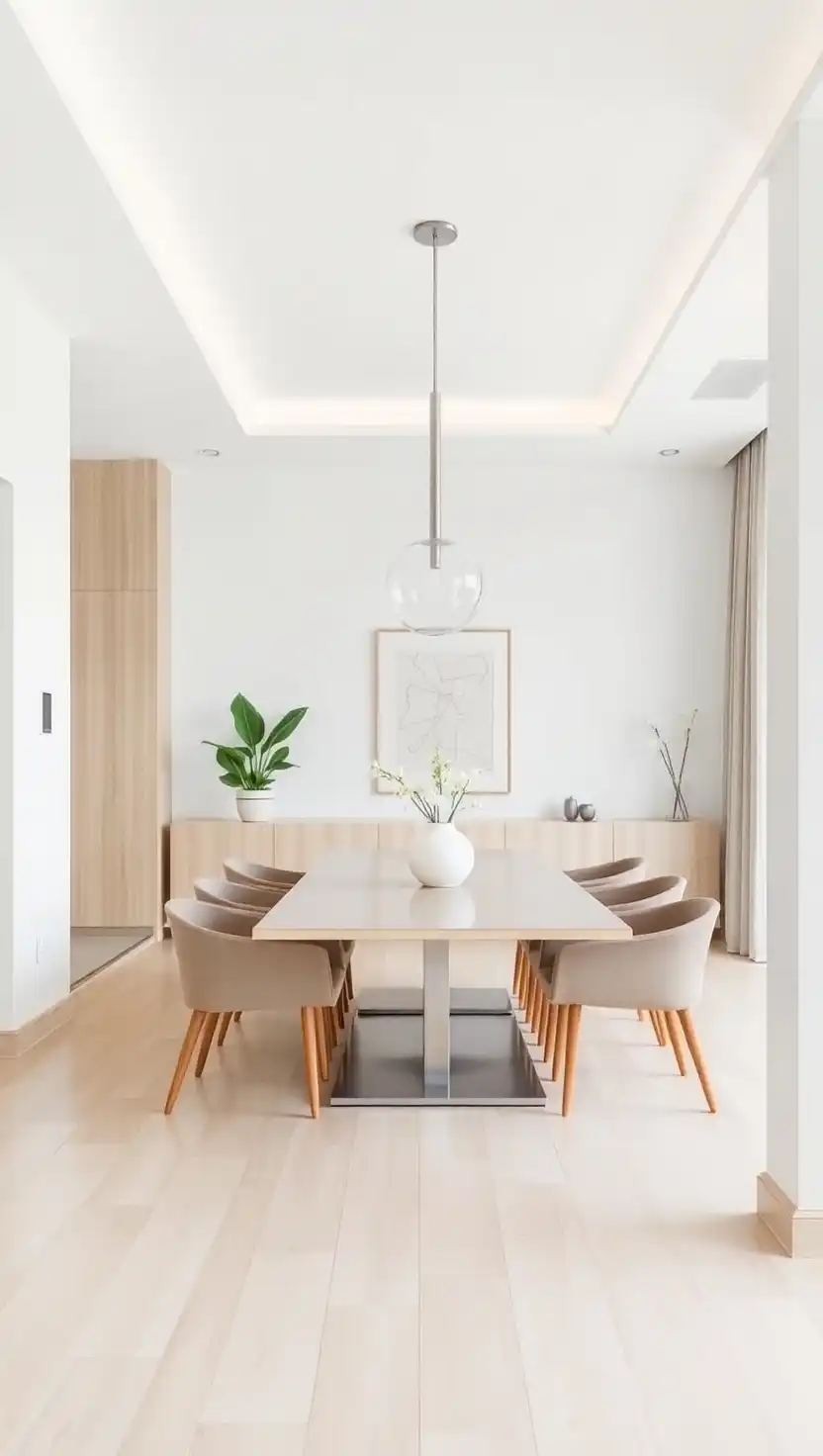 23 Timeless Formal Dining Room Ideas for a Sophisticated Setting 11 10 Minimalist Modern Elegance