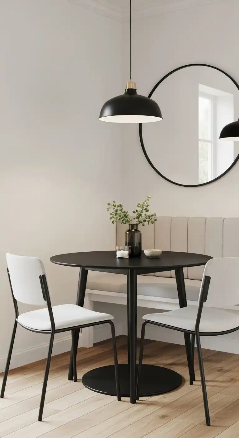 23 Space-Saving Small Round Dining Table Designs for Compact Homes 22 10 Small Space Solution