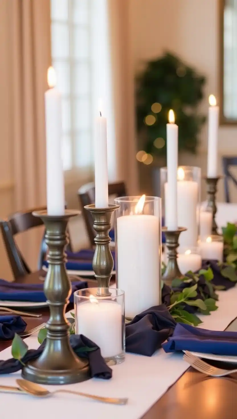 15 Timeless Dining Room Display Ideas That Impress Every Guest 11 10. Candles