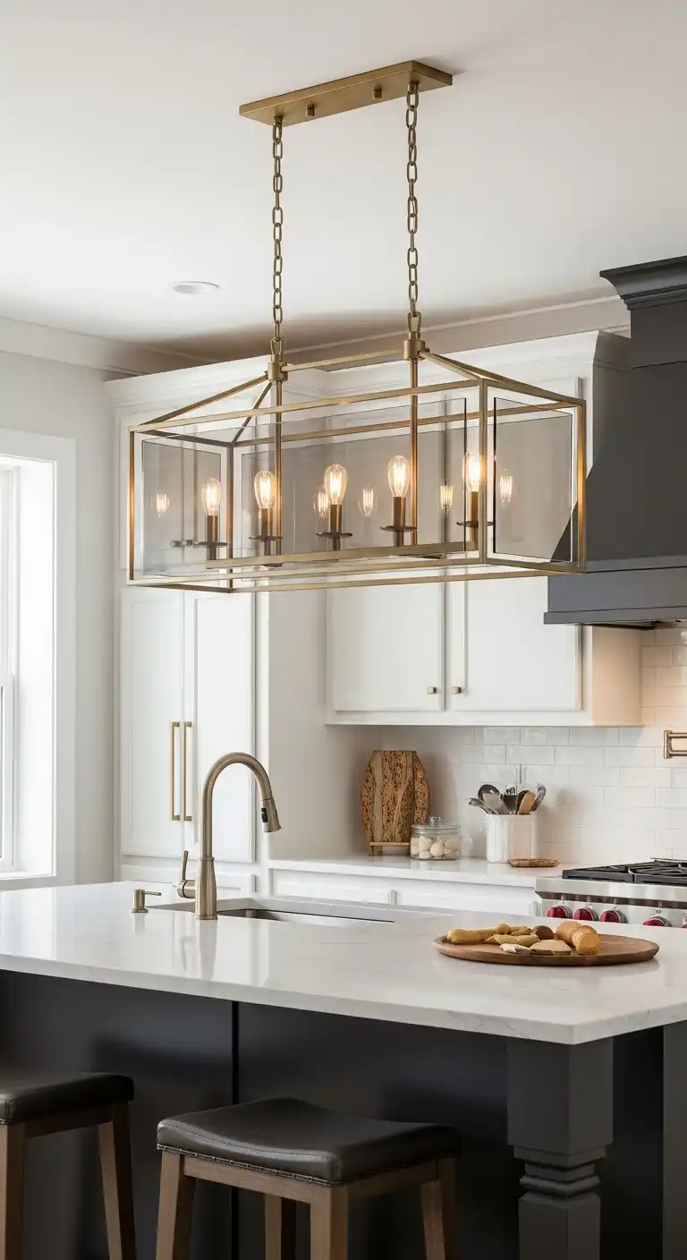 17 Stunning Kitchen Over Island Lighting Ideas That Instantly Impress 12 11 Chandeliers with Modern Elegance