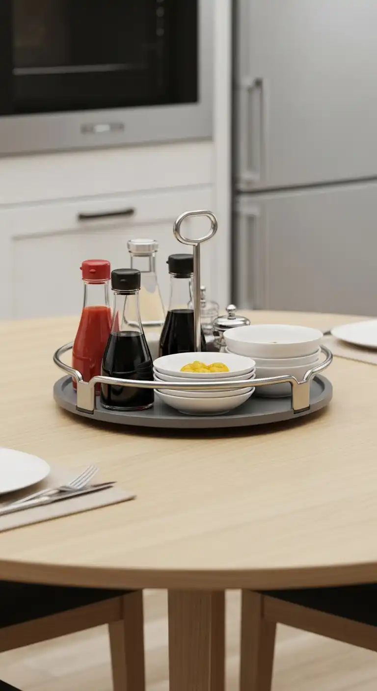 11 Use a Lazy Susan for Efficiency