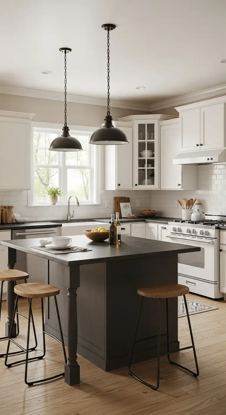 12 Add a Peninsula for Small Kitchens