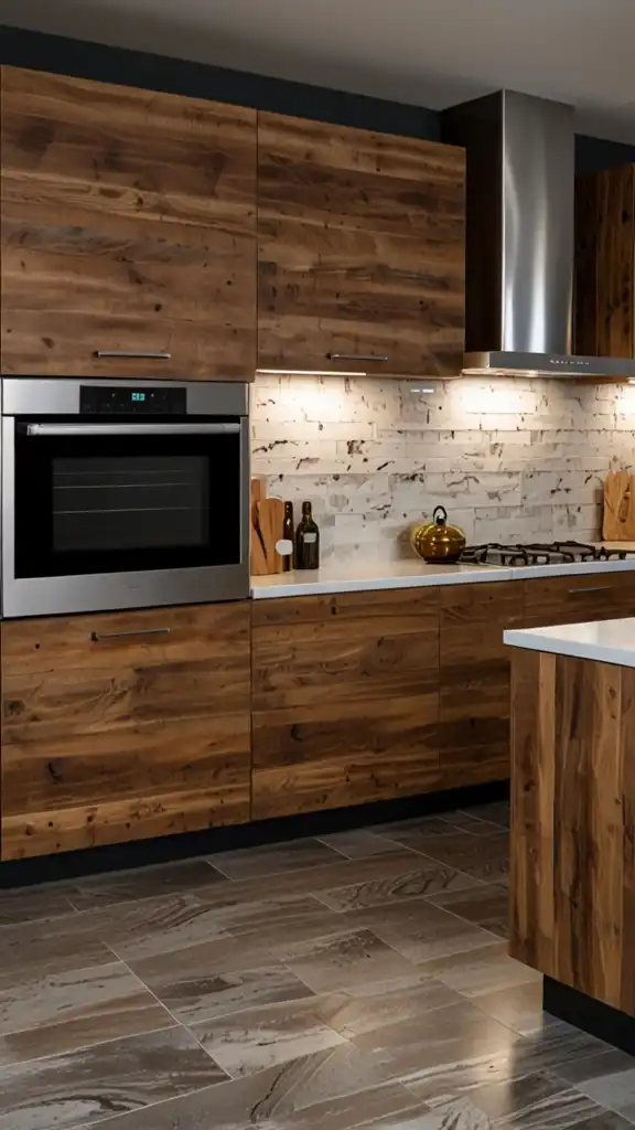 13 Innovative Modular Kitchen Ideas to Transform Your Cooking Space 12 12 Modern L Shaped Rustic Kitchen