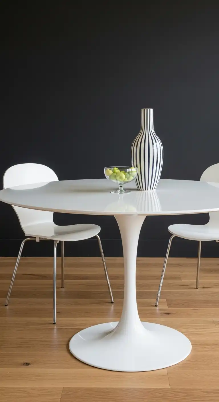 19 Trendy Modern Round Dining Table Ideas to Inspire Your Next Makeover 13 12 White Tulip Table