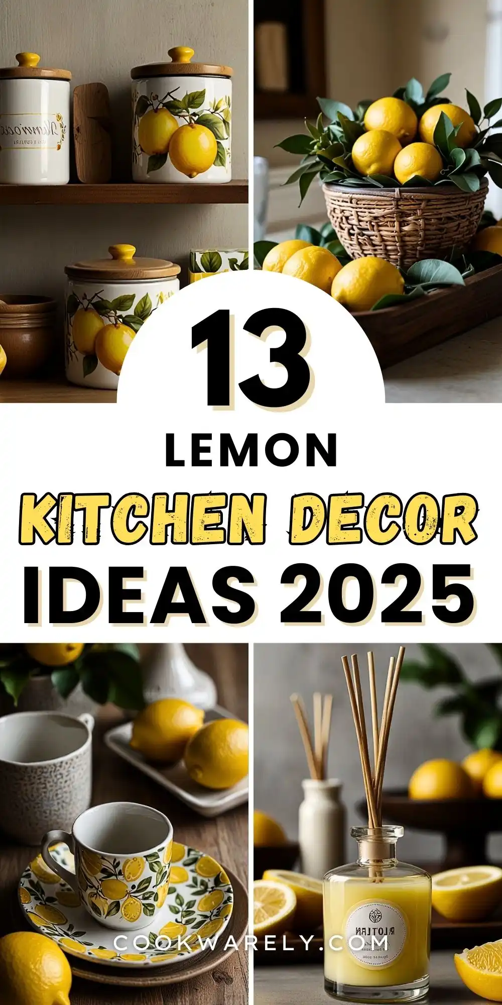 13 Lemon Kitchen Decor Ideas to Brighten Your Space 1 13 Lemon Kitchen Decor Ideas to Brighten Your Space