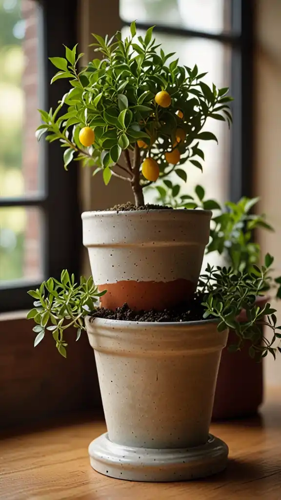13 Lemon Kitchen Decor Ideas to Brighten Your Space 14 13 Potted Lemon Trees or Herbs