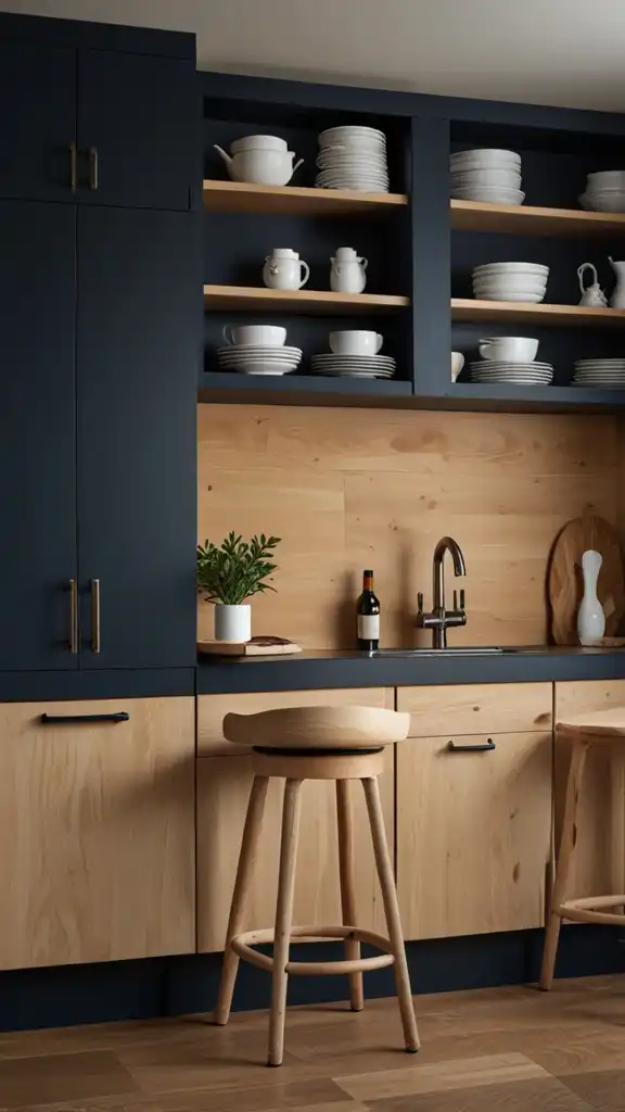 7 Trendy Kitchen Color Ideas 2025 for a Modern Upgrade 35 13. The Two Tone Look Isnt Just Trendy