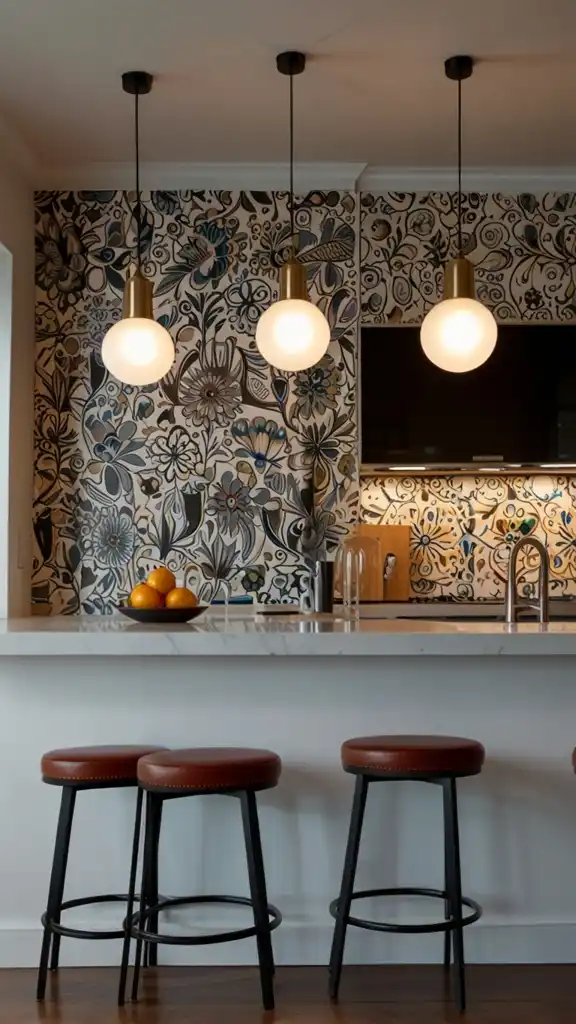 17 Stunning Open Kitchen Designs to Inspire Your Next Remodel 15 14 Art Filled Kitchen with Statement Walls