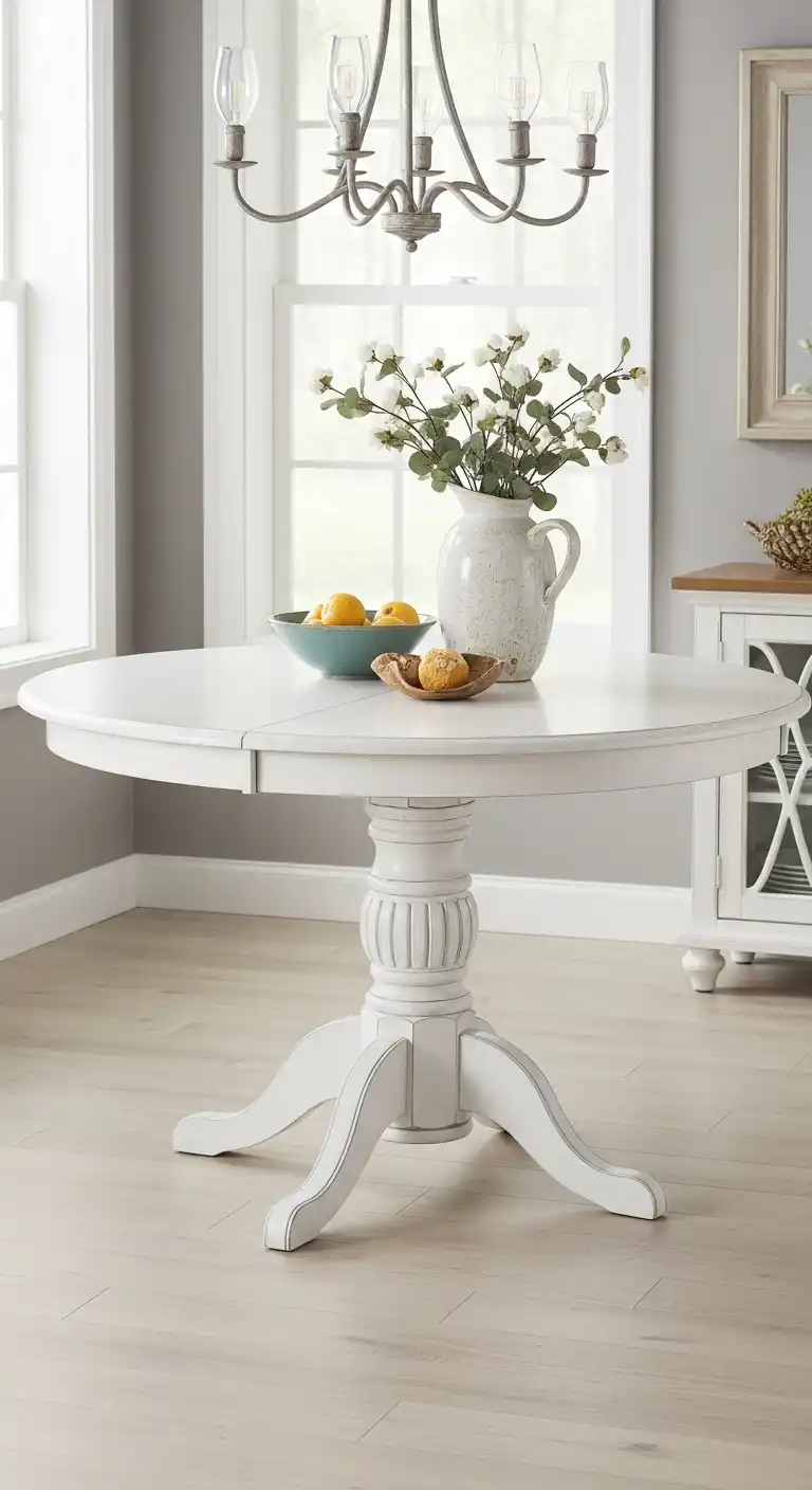 19 Trendy Modern Round Dining Table Ideas to Inspire Your Next Makeover 15 14 White Pedestal Dining Table