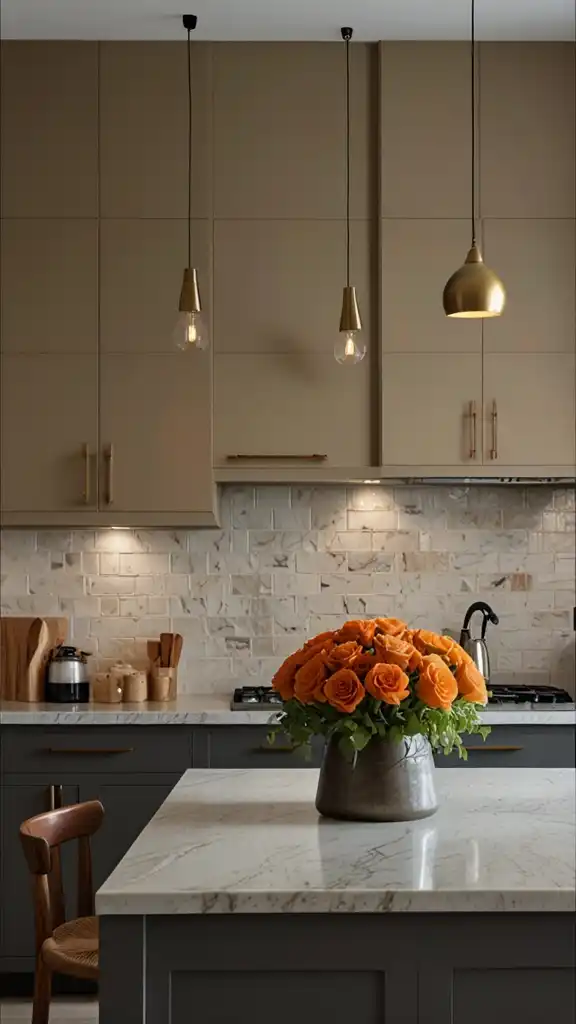 7 Trendy Kitchen Color Ideas 2025 for a Modern Upgrade 36 14. Warm Neutrals Are Replacing Cold Grays
