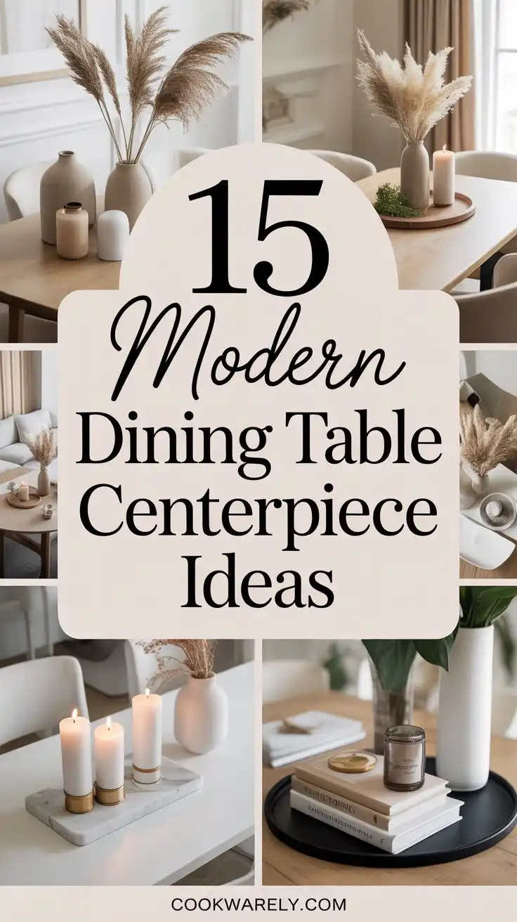 15 Modern Dining Table Centerpiece Ideas for a Stylish Look 1 15 Modern Dining Table Centerpiece Ideas for a Stylish Look