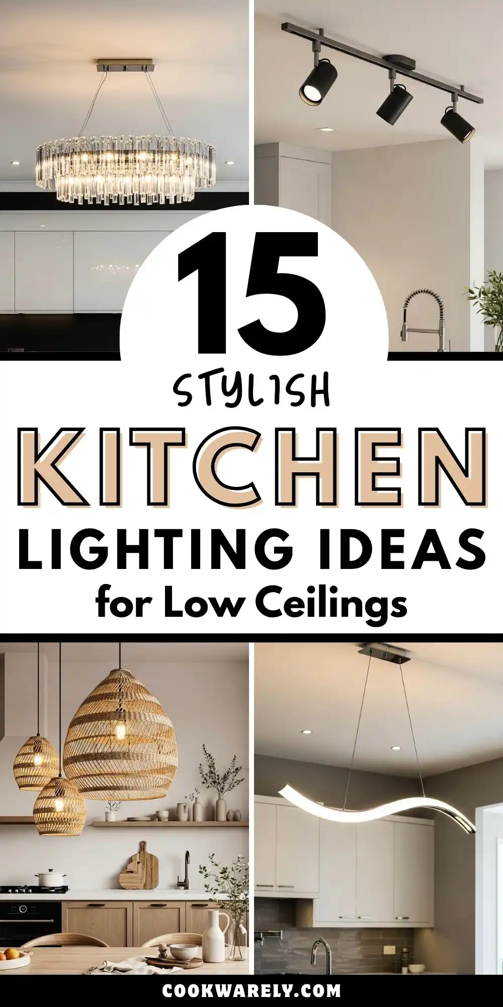 15 Stylish Kitchen Lighting Ideas for Low Ceilings 1 15 Stylish Kitchen Lighting Ideas for Low Ceilings
