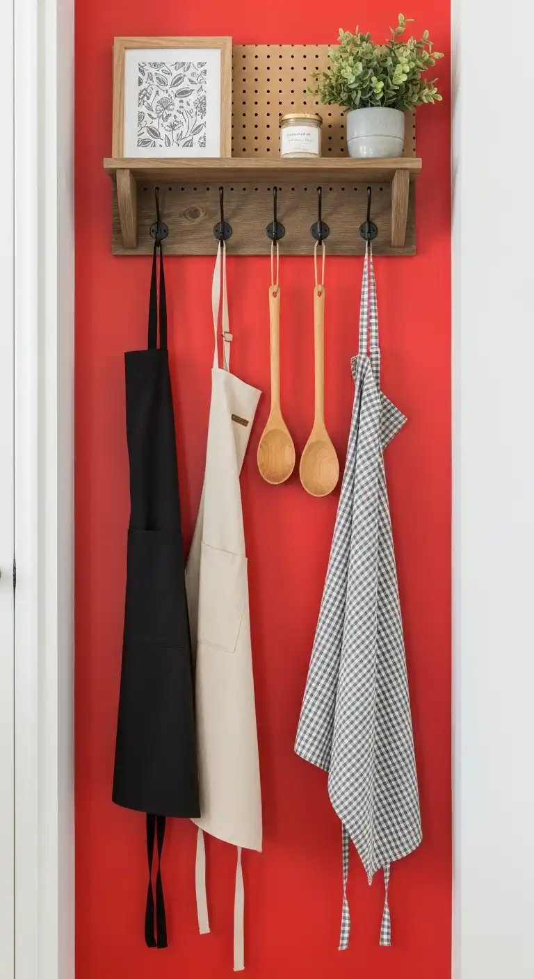 23 Trendy Kitchen Nook Accent Wall Ideas Worth Trying 2 16 Apron Utensil Hook Nook