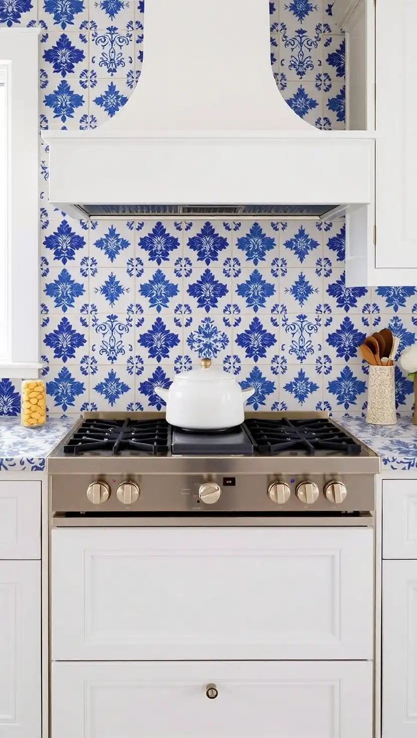 20 Timeless Backsplash Kitchen Ideas That Will Never Go Out of Style 17 16 Delft Blue and White Tiles