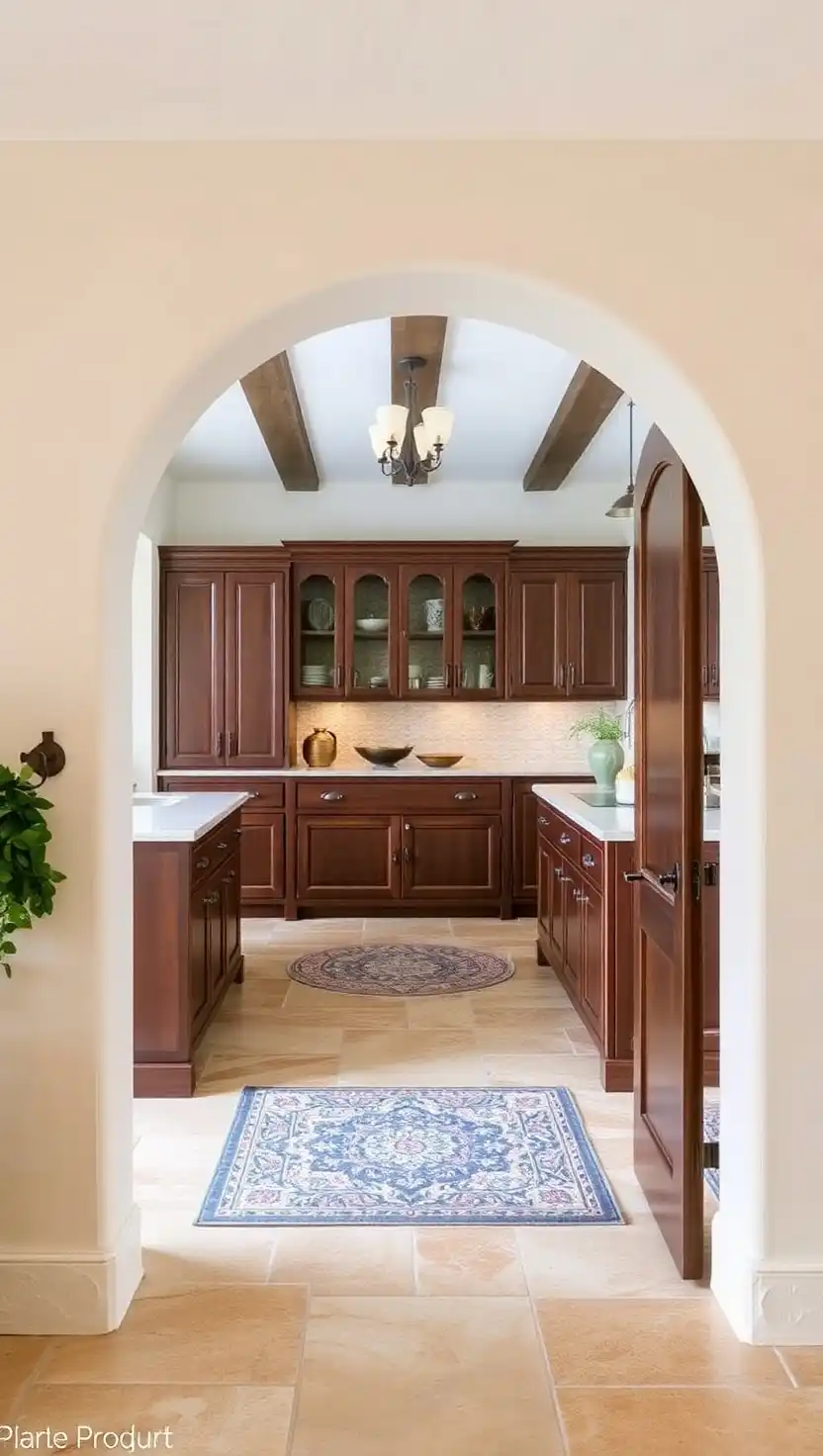 20 Elegant Spanish Villa Kitchen Ideas Full of Warmth and Style 17 16 Incorporate Arched Doorways