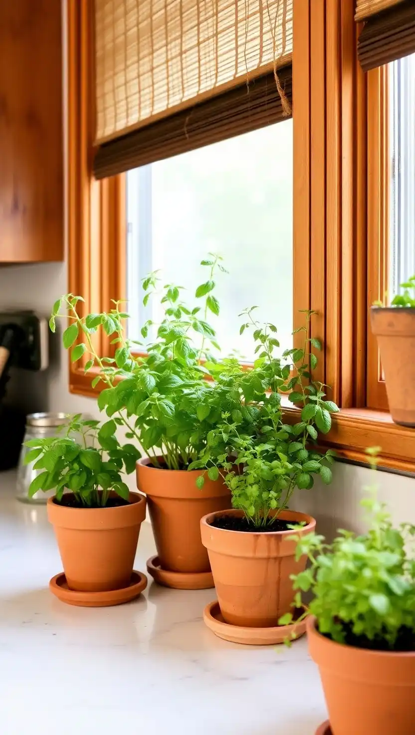 21 Magical Apothecary Aesthetic Kitchen Ideas for a Vintage Vibe 17 16 Potted Herb Garden
