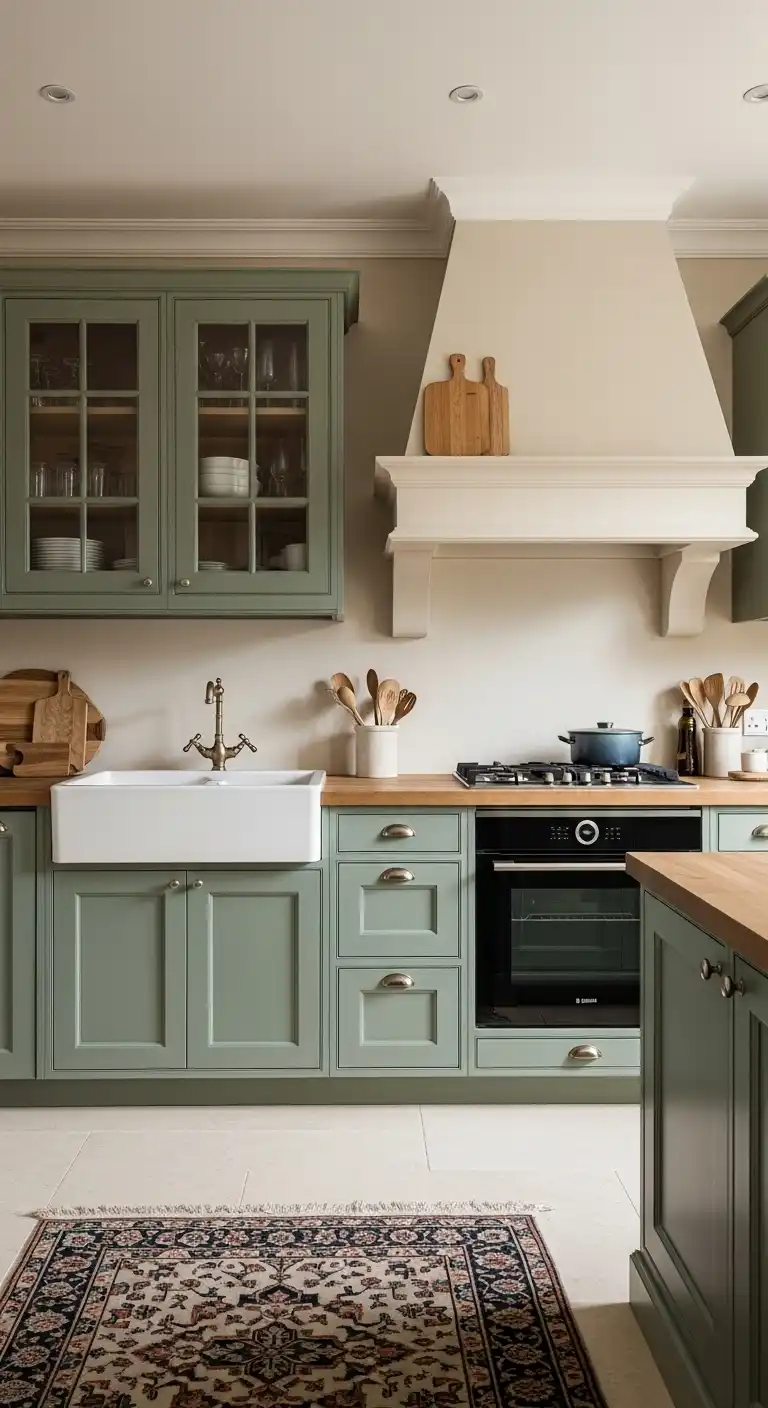 19 Stunning Kitchen Color Combinations Ideas for Every Style 18 17 Beige and Sage