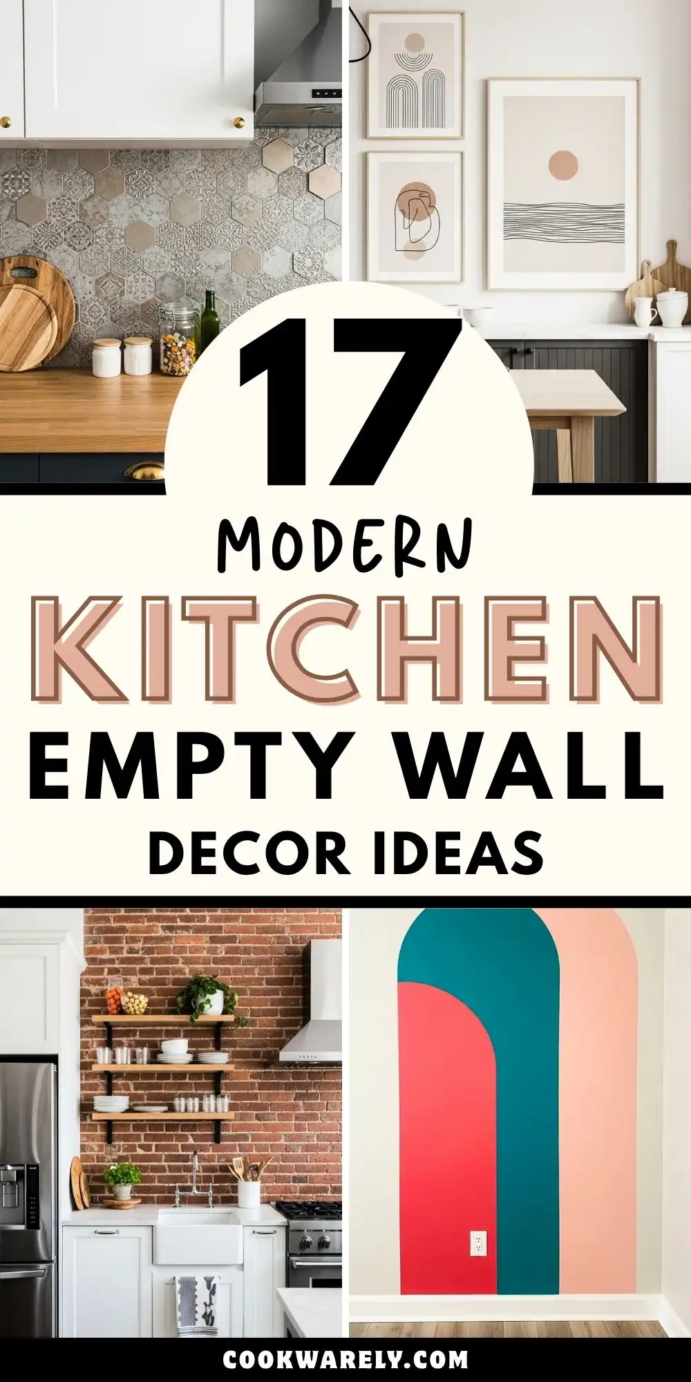 17 Modern Empty Kitchen Wall Decor Ideas