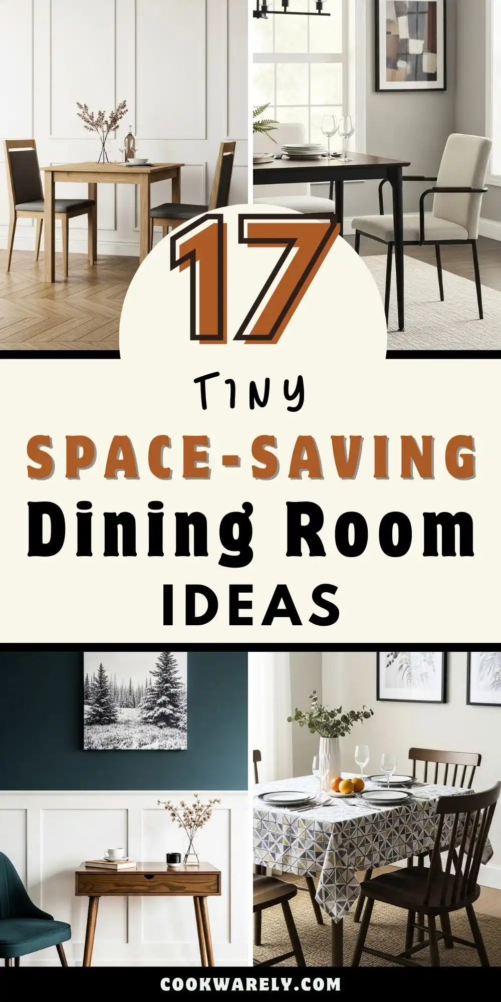 17 Space-Saving Tiny Dining Room Ideas