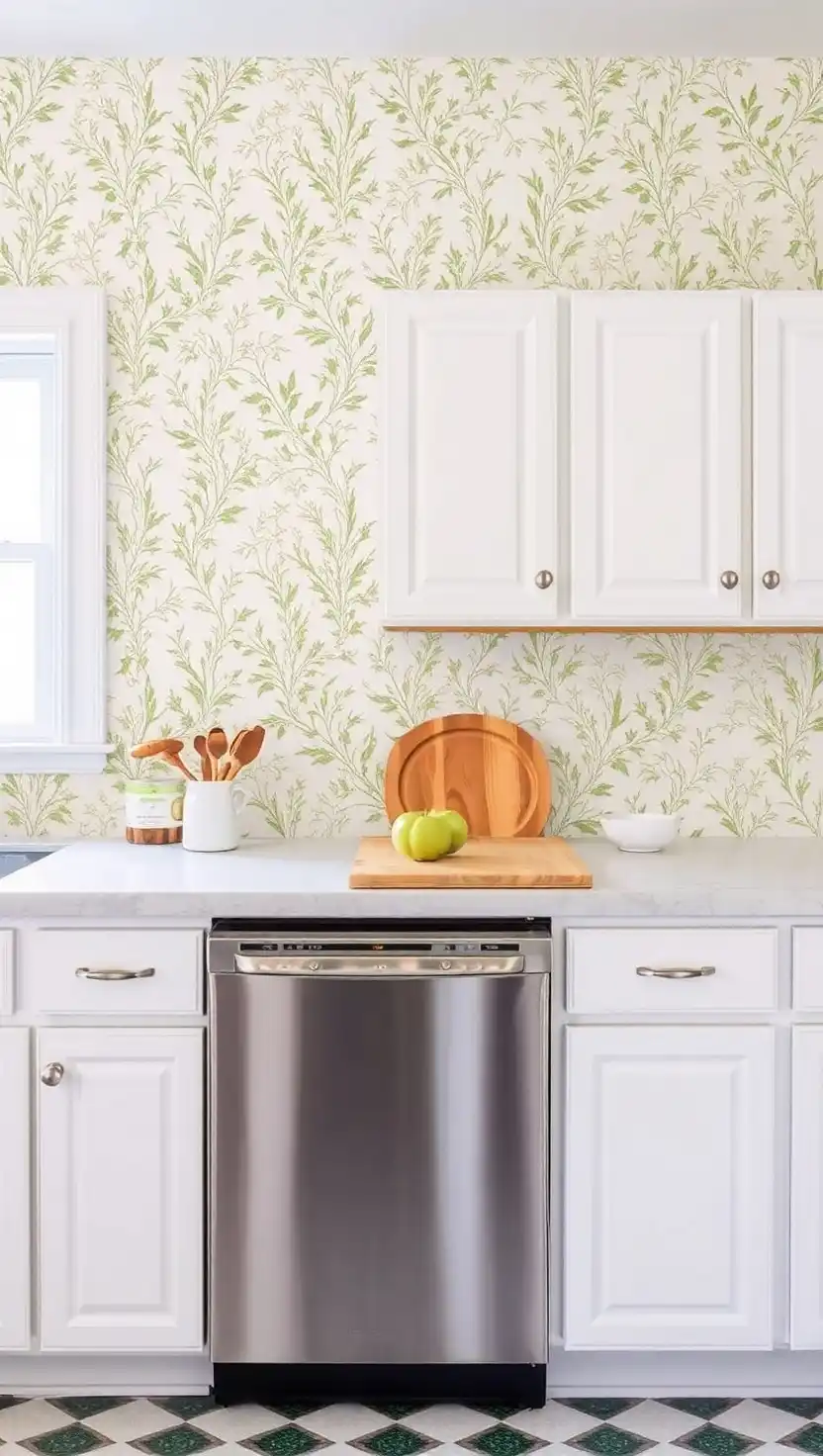 21 Magical Apothecary Aesthetic Kitchen Ideas for a Vintage Vibe 19 18 Vintage Inspired Wallpaper