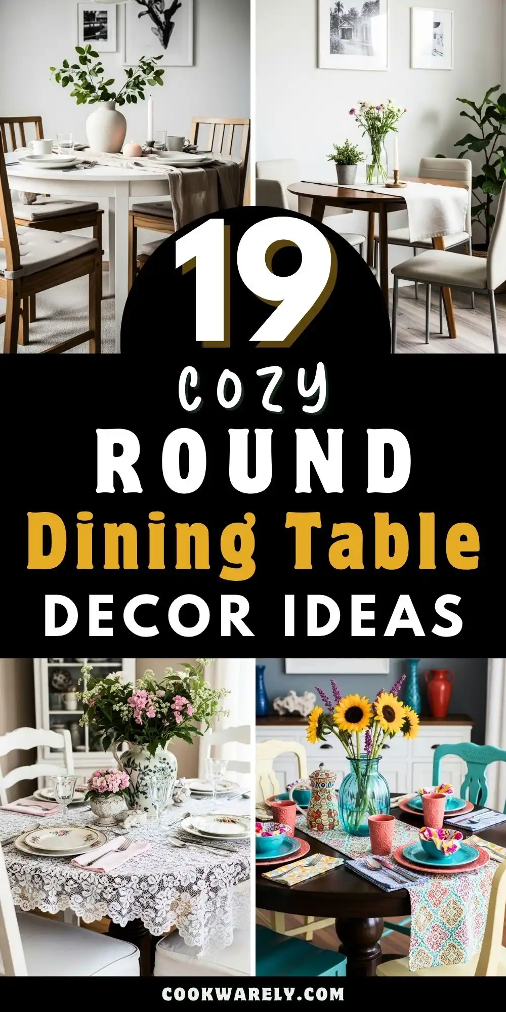 19 Cozy Round Dining Table Decor Styles for a Welcoming Vibe 1 19 Cozy Round Dining Table Decor