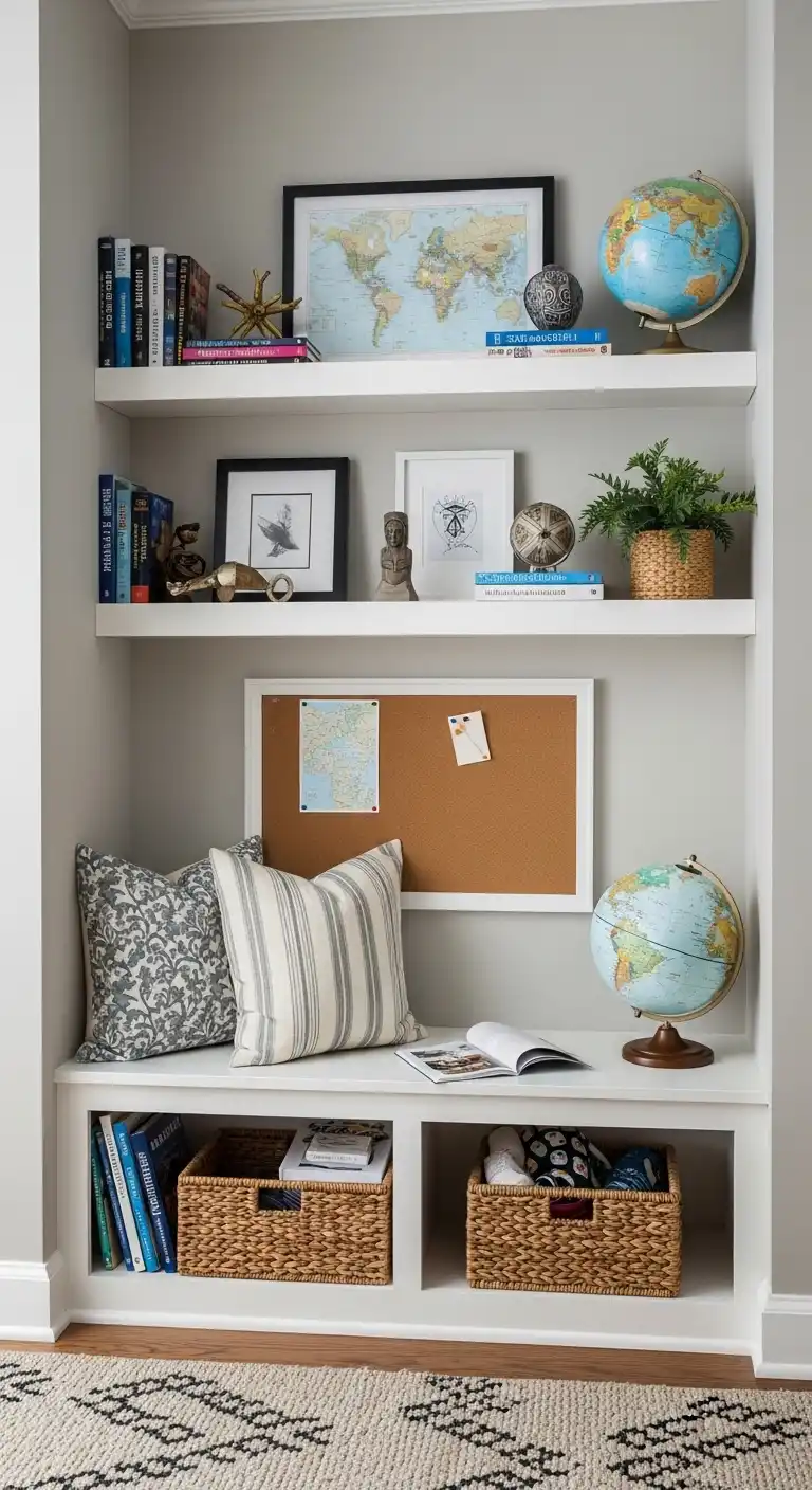 21 Creative Kitchen Nook Wall Decor Ideas You’ll Love Instantly 20 19 Travel Memory Nook