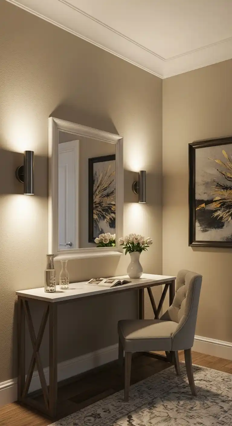 21 Space-Saving Small Dining Room Ideas 20 19 Use Wall Sconces for Lighting