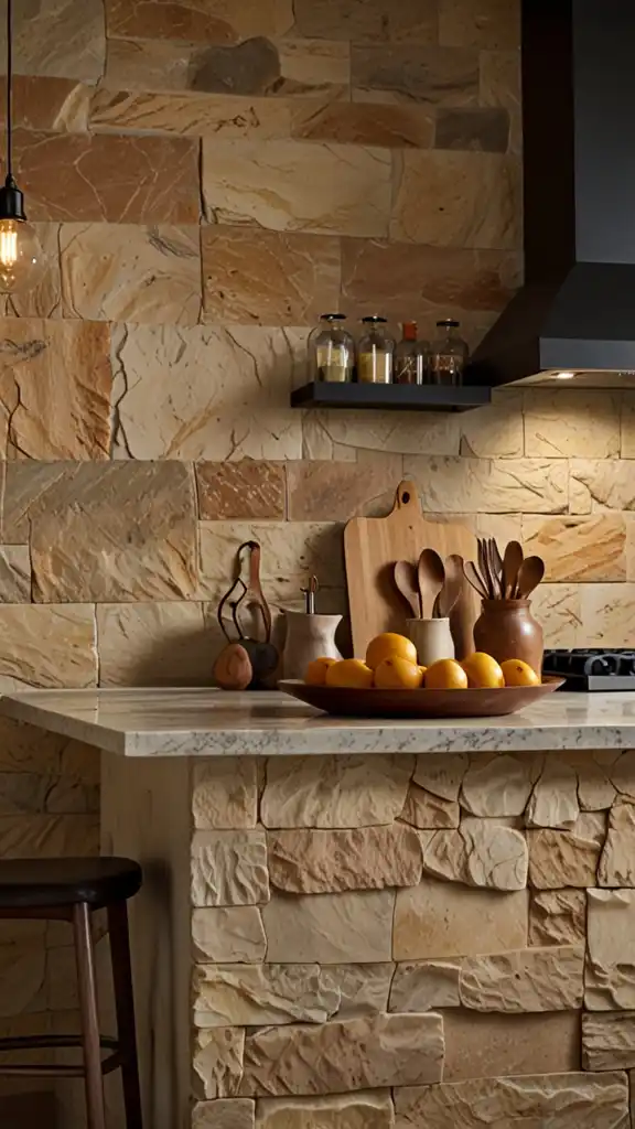 2. Natural Stone Elements